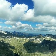 Flugwegposition um 13:58:13: Aufgenommen in der Nähe von Gemeinde Obervellach, 9821, Österreich in 2845 Meter